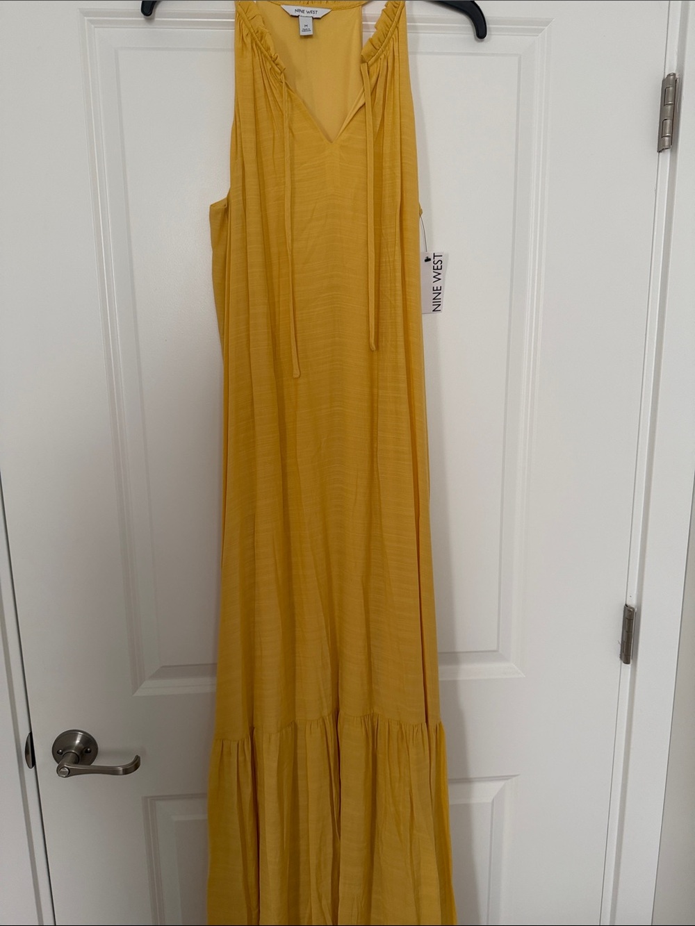 Nine West Golden Yellow Maxi Dress